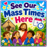 See our Mass times here